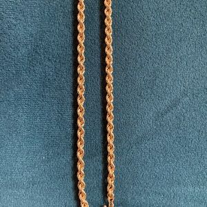 Gold 14k, rope design chain